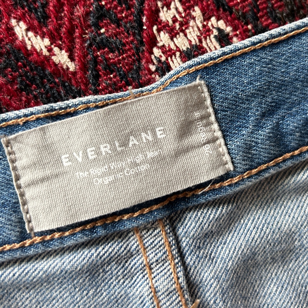 Everlane 100% Organic Cotton Rigid High-Rise
